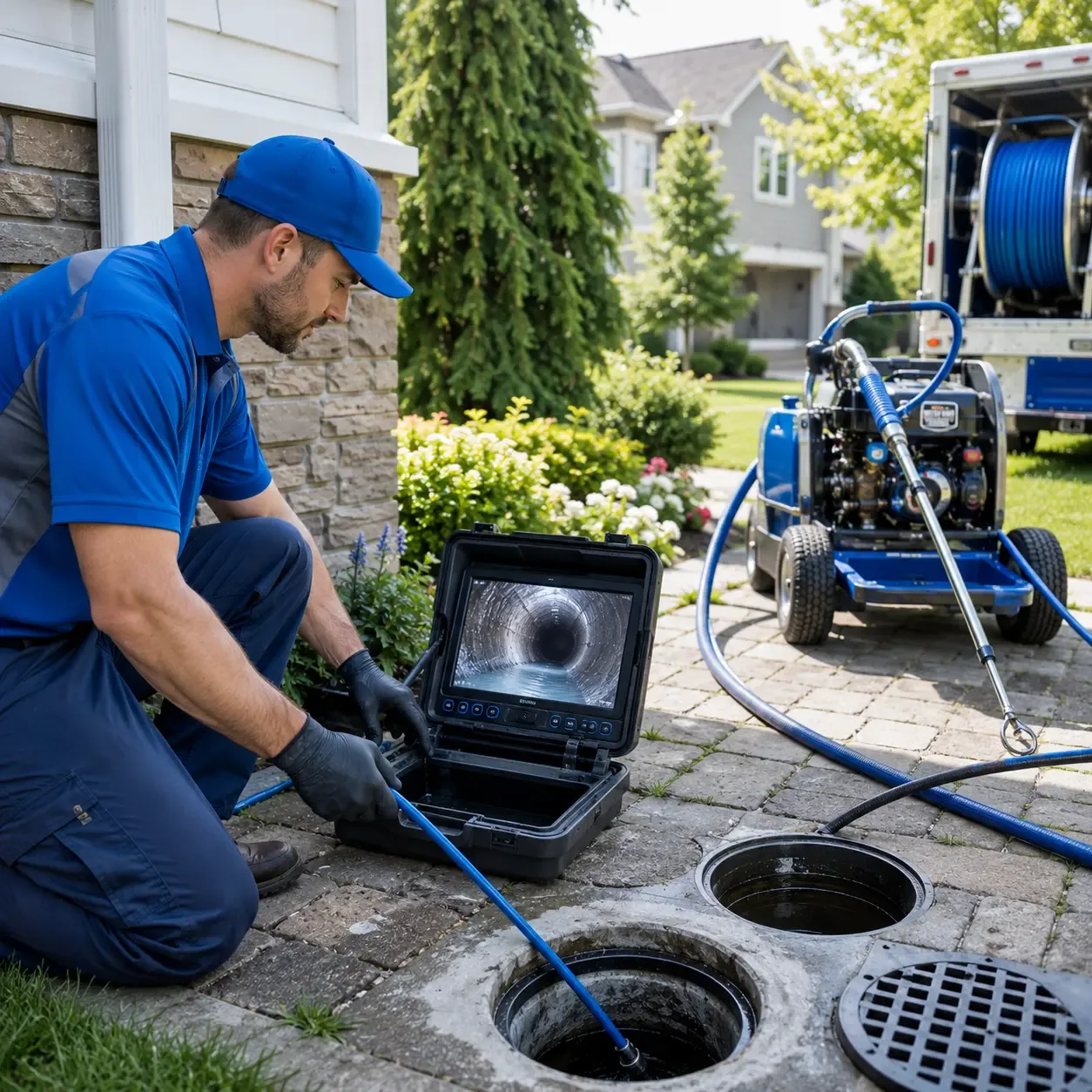 Outdoor drain cleaning professionals serving Waco, NE